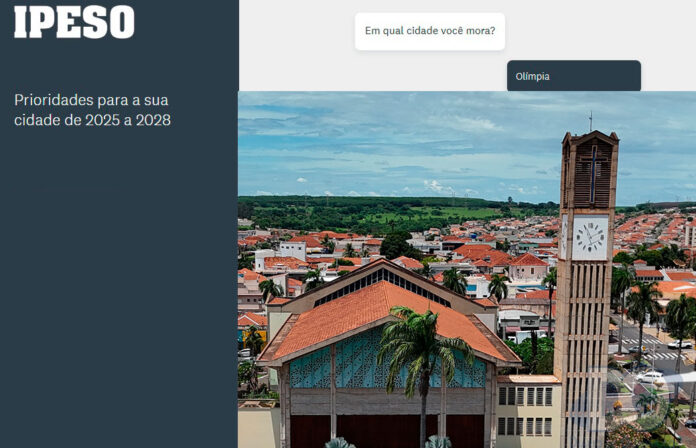 Moradores de Olímpia podem apontar prioridades para a gestão municipal