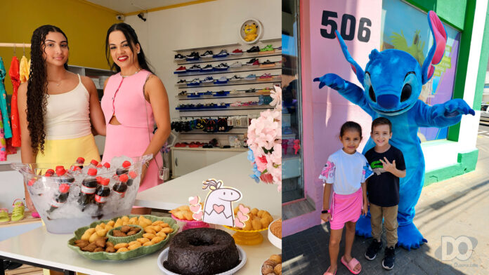Laura Kids celebra 14 anos com festa especial e presença de Stitch