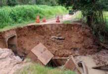 Chuva forte em Olímpia: estradas fechadas e produtores em alerta