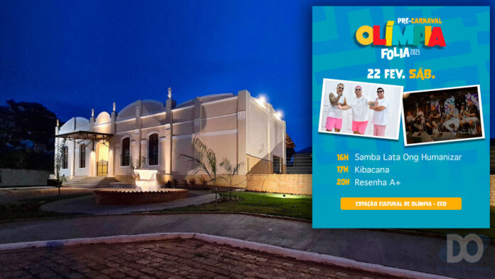 Pré-Carnaval em Olímpia: shows gratuitos agitarão a ECO no dia 22