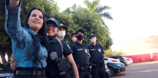 Letícia Aguiar em Olímpia: evento com GCMs, brinquedo acessível e visita