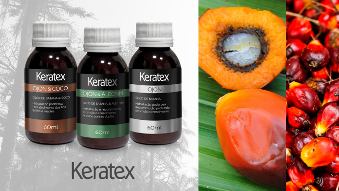 MZ3: Nova linha da Keratex usa óleo exótico para brilho, reparação e nutrição