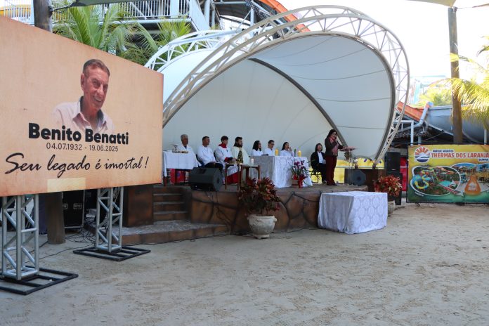 Thermas dos Laranjais presta tributo a Benito Benatti em missa de Sétimo Dia
