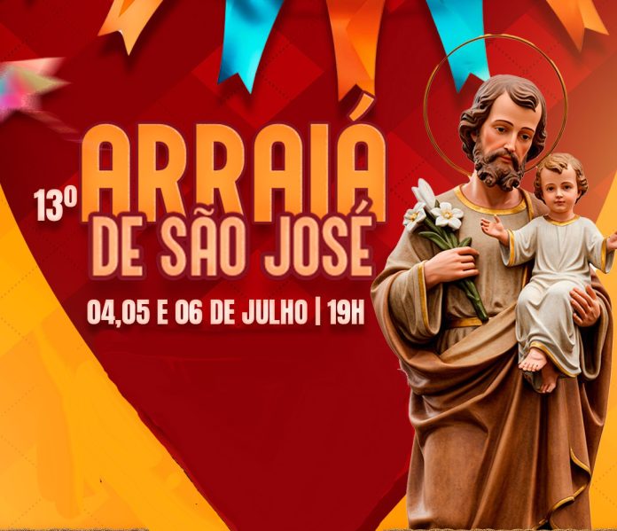 13º Arraiá de São José de sexta a domingo com muitas atrações. Confira