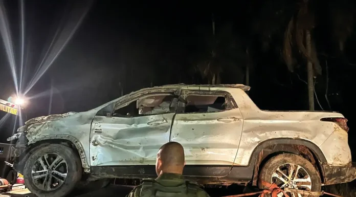 Fiat Toro e boné de Diego são achados em bunker e com marcas de tiros