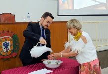 Tina Riscali agora é oficialmente cidadã olimpiense. Confira fotos e vídeo