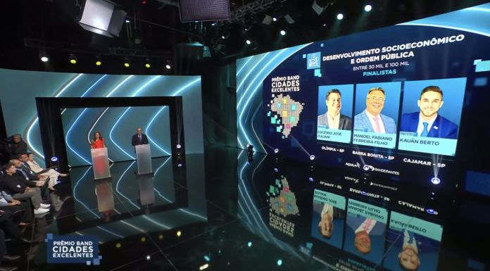 Olímpia é premiada no Band Cidades Excelentes como destaque estadual