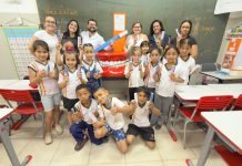 Alunos da rede municipal passam por avaliação bucal e testes de visão