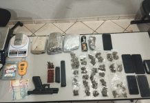 Prisão em flagrante em Olímpia revela arsenal e grande quantidade de drogas