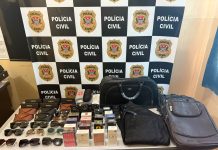 Polícia Civil de Olímpia flagra português vendendo produtos de luxo falsificados