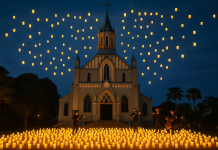 É HOJE: Festa de Nossa Senhora com espetáculo iluminado por velas