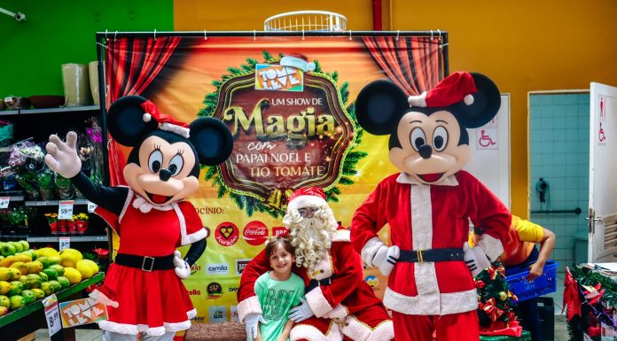 Tome Leve promove tarde de Natal com Papai Noel e atrações infantis