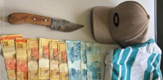 Homem armado com faca é preso após roubo a loja infantil em Severínia
