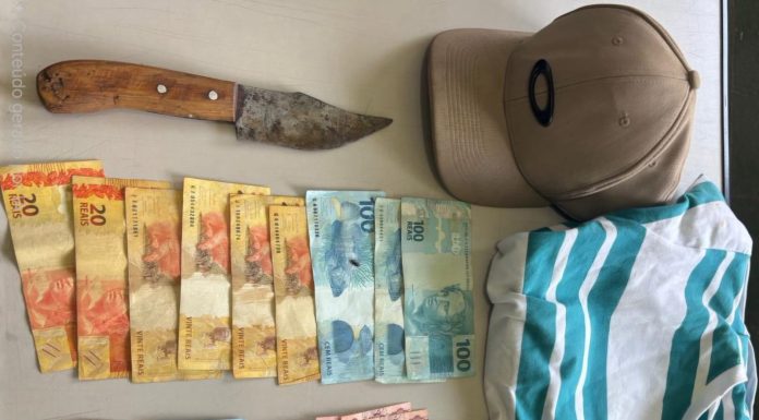Homem armado com faca é preso após roubo a loja infantil em Severínia