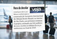Infraero prepara edital do Aeroporto Internacional de Olímpia Benito Benatti