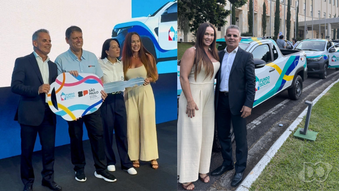 Guaraci recebe utilitário do Fundo Social de SP em cerimônia no Palácio