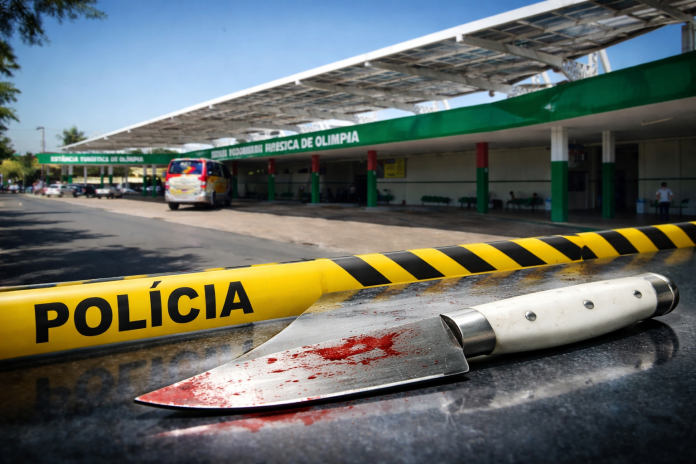 Ataque com faca deixa homem em estado grave na rodoviária de Olímpia