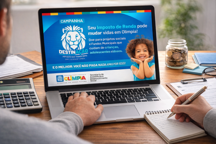 Declaração do IR abre chance de investir em projetos sociais de Olímpia