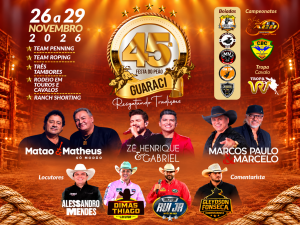 Festa do Peão de Guaraci volta com rodeio e shows dia 26