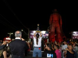 Imagem de Nossa Senhora Aparecida fica em Barretos até sábado (29)