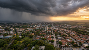 Alerta severo de chuva forte chega ao celular em Olímpia