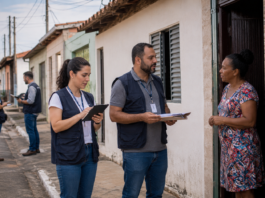Equipes visitam famílias do Boa Esperança II para regularizar imóveis