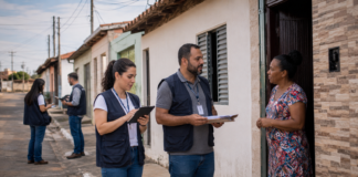Equipes visitam famílias do Boa Esperança II para regularizar imóveis