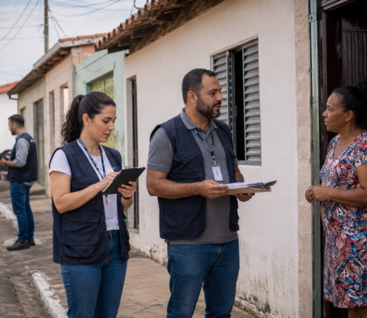 Equipes visitam famílias do Boa Esperança II para regularizar imóveis