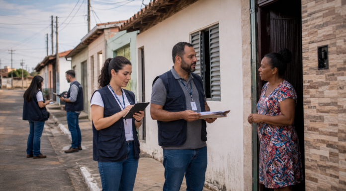 Equipes visitam famílias do Boa Esperança II para regularizar imóveis