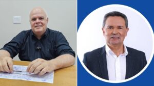 Montagem com fotos de Gustavo Pimenta e Carlinhos Japonês, de Olímpia