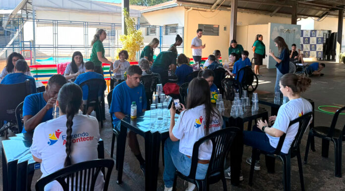 Alunos da Apae de Olímpia participam de oficinas com a Tereos