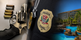 Foragido por homicídio é preso em resort de Olímpia com arma e drogas