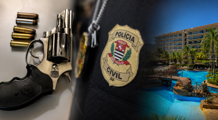 Foragido por homicídio é preso em resort de Olímpia com arma e drogas