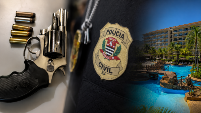 Foragido por homicídio é preso em resort de Olímpia com arma e drogas
