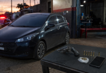 Carro furtado, revólver e maconha levam homem à prisão em Olímpia