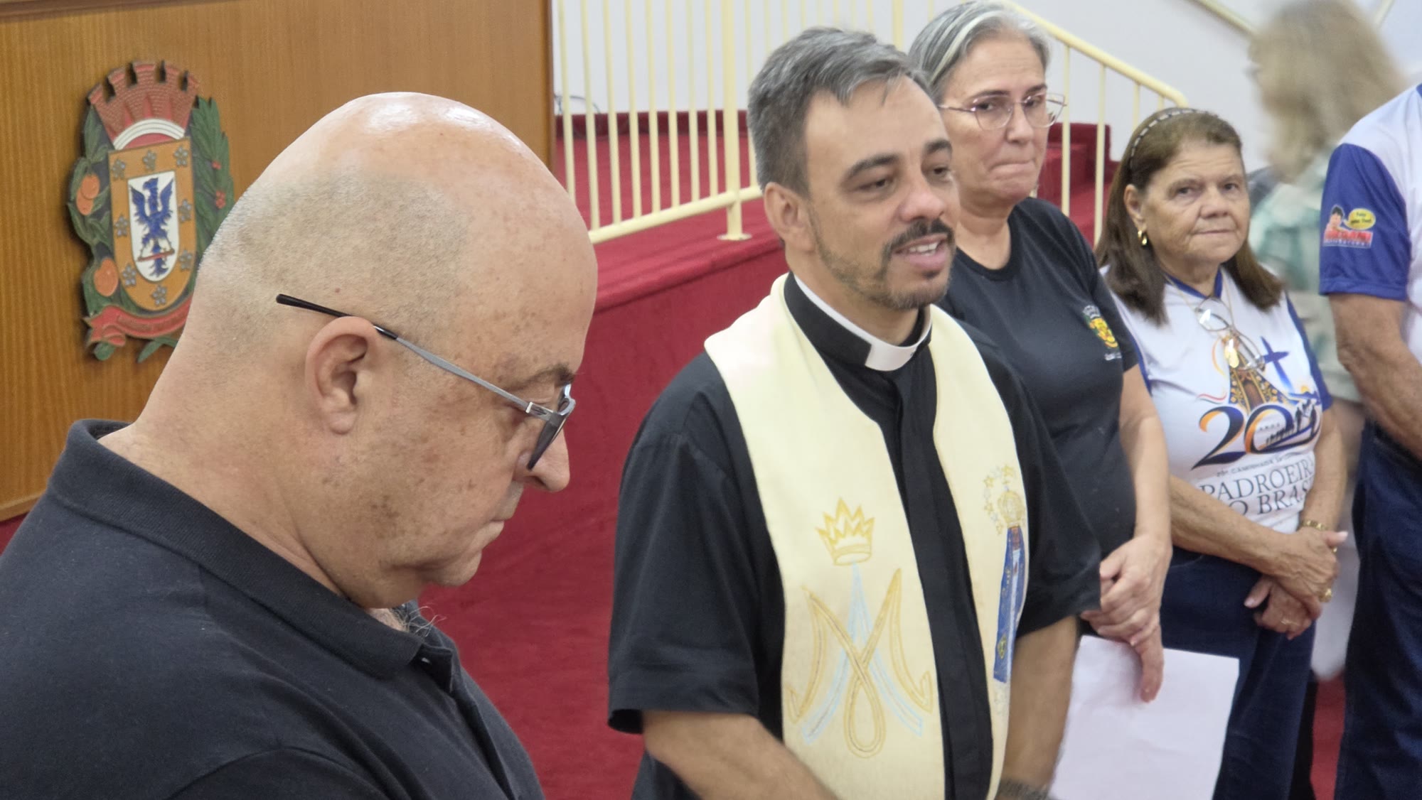 Visita da imagem de Nossa Senhora Aparecida à Câmara Municipal de Olímpia