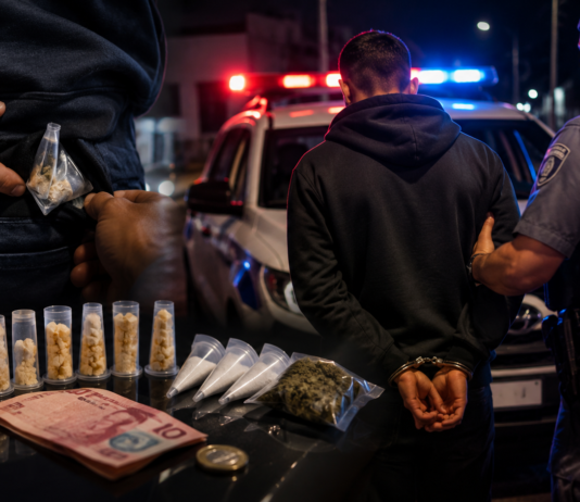 Jovem de 18 anos é preso por tráfico com cocaína, crack e maconha