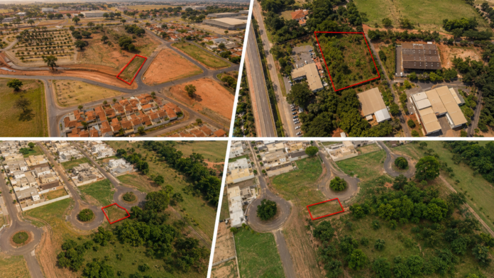 Quatro terrenos municipais vão a leilão em Olímpia. Saiba quais