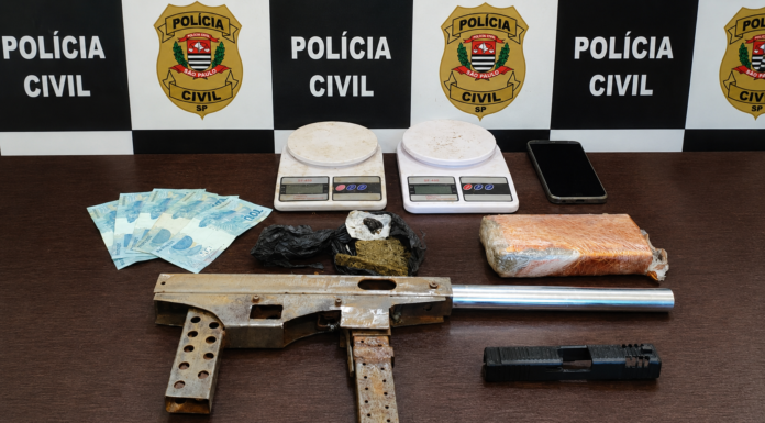Polícia Civil prende homem de 26 anos com meio quilo de maconha em Olímpia
