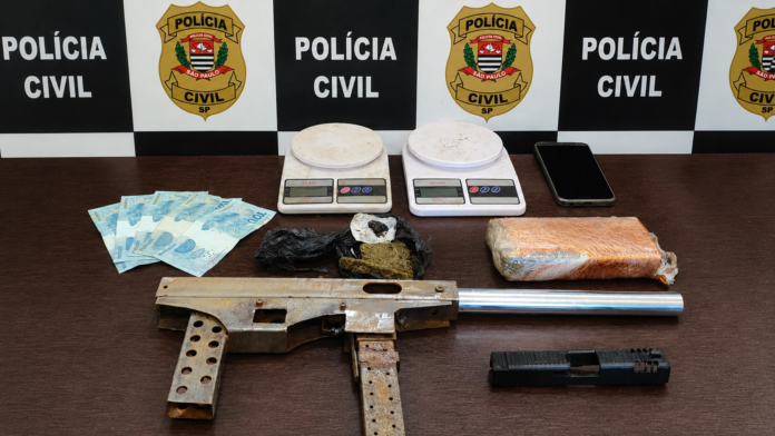 Polícia Civil prende homem de 26 anos com meio quilo de maconha em Olímpia
