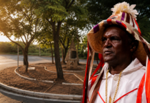 Rotatória de acesso ao Recinto do Folclore homenageia Capitão Ferreira